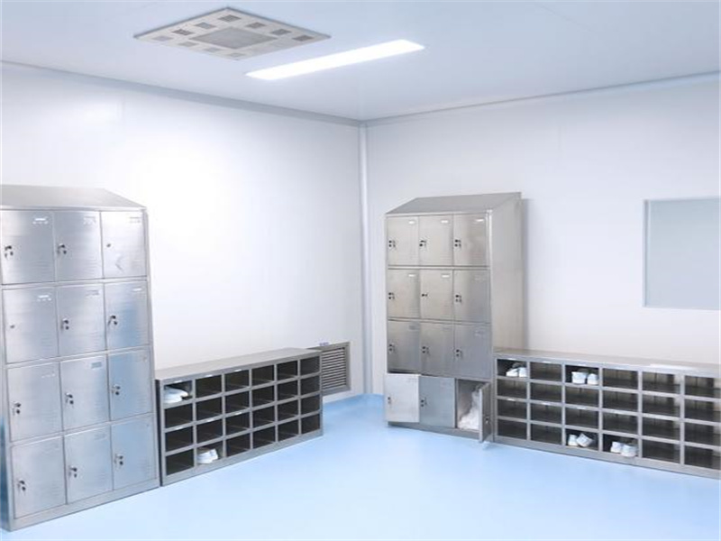 Multi-changement personnalisable 304 acier inoxydable salle blanche armoire de rangement de vêtement