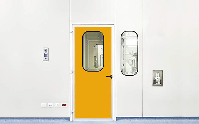 Porte de salle blanche stratifiée à haute pression (HPL) pour l’hôpital