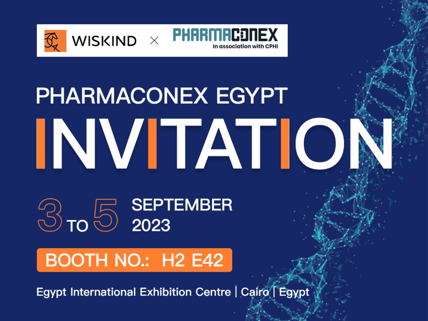 Pharmaconex egypte 2023 être là ou être carré!