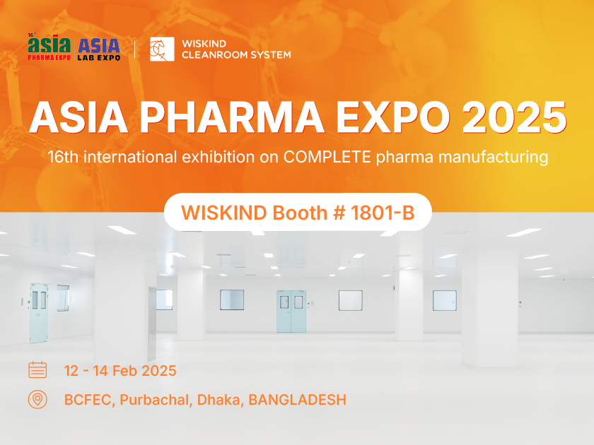 Wiskind Cleanroom à Asia Pharma Expo 2025: Solutions innovantes pour salles blanches et Services EPC