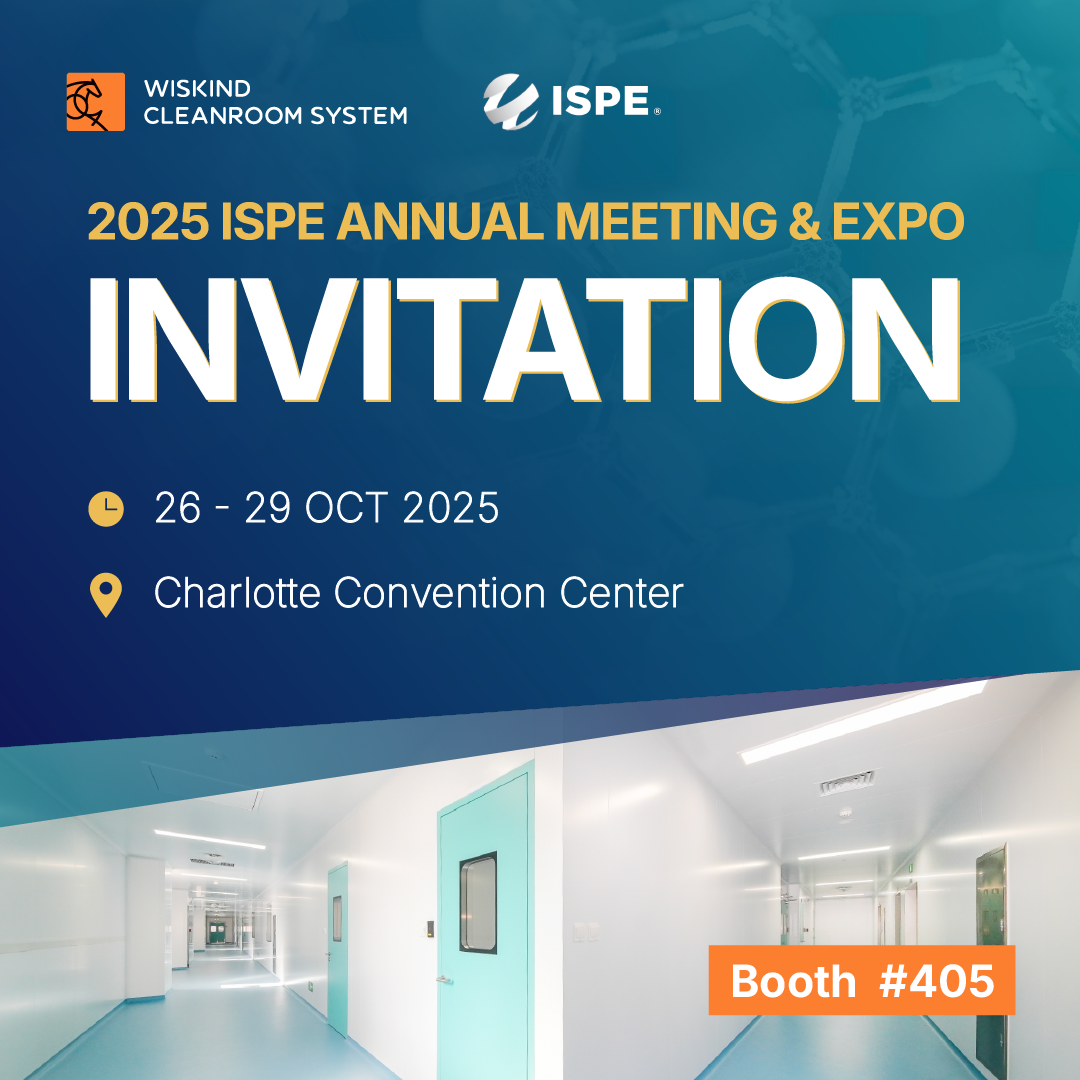 Rencontrez Wiskind Cleanroom au 2025 ISPE Annual Meeting & Expo — stand #405!