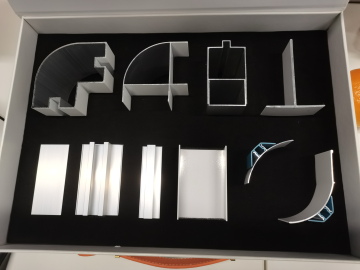 Profilés en aluminium de haute qualité pour la Construction de panneau Sandwich de salle blanche